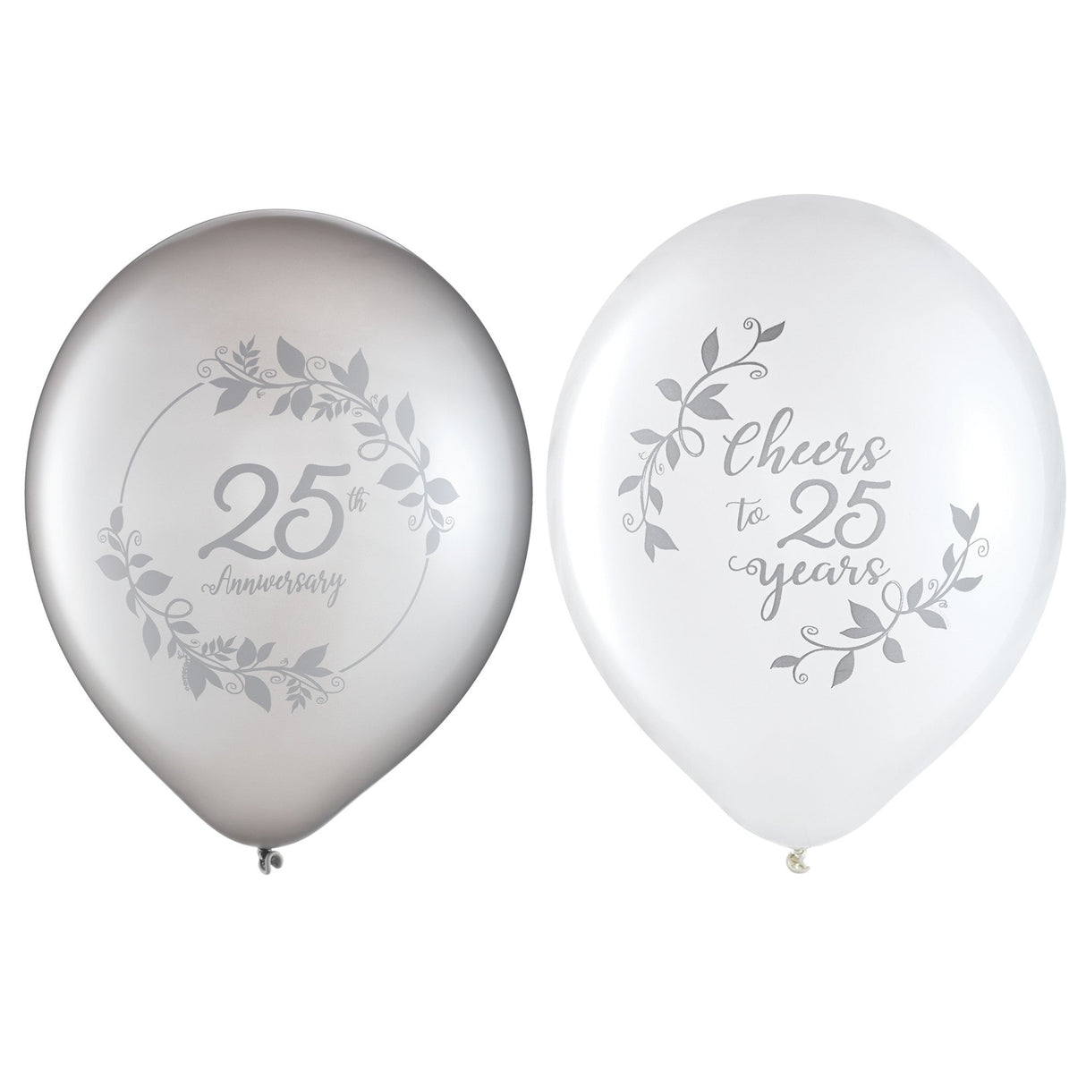 Happy 25th Anniversary Latex Balloons 15ct