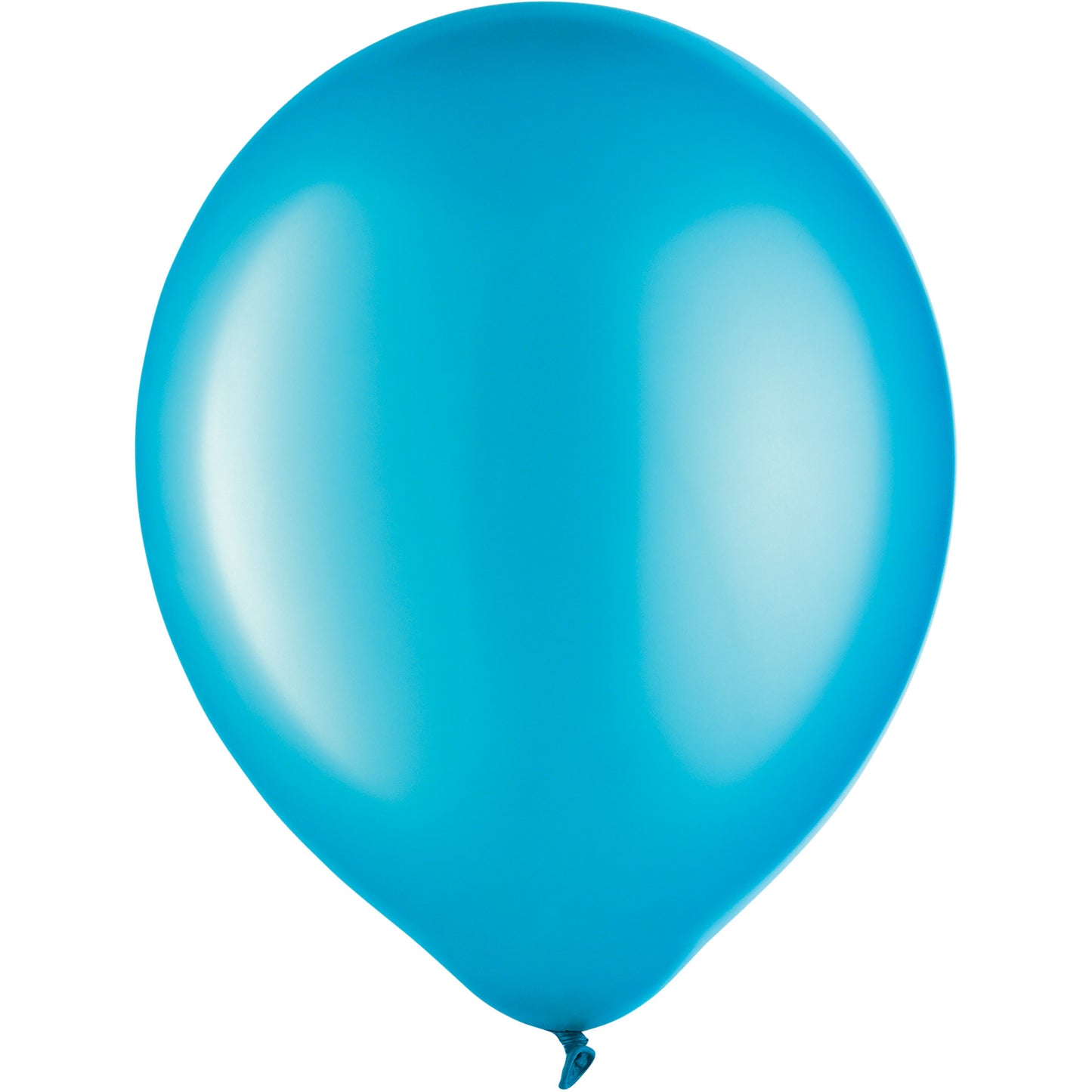 Caribbean Blue Packaged Pearl 12in Latex Balloons 8ct