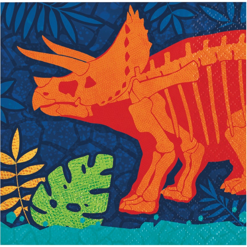 Dino Dig Beverage Napkins 16ct