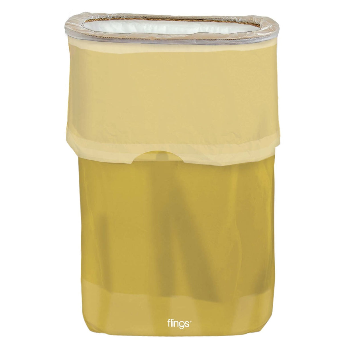 Pop-Up Trash Bin - Gold