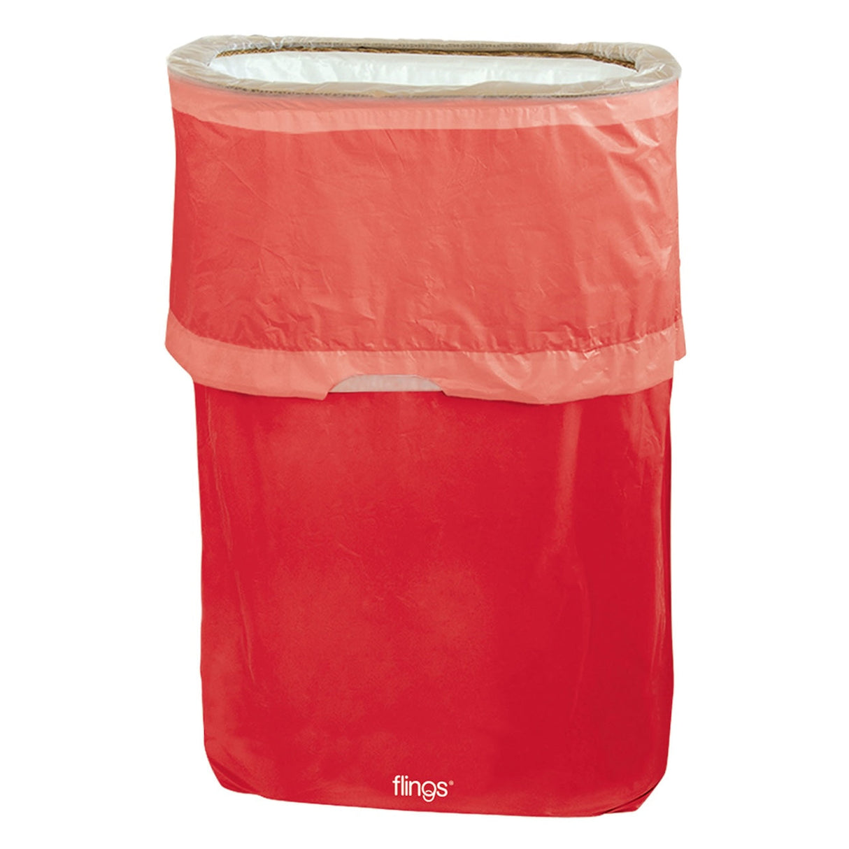 Pop-Up Trash Bin - Apple Red