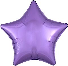 #639 Lavender Star 18in Solid Mylar