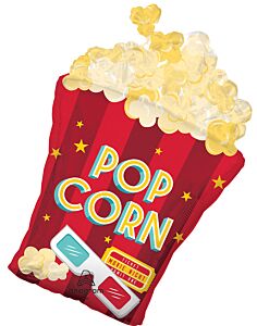 #240 Movie Night Popcorn 29in Supershape