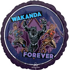 #458 Black Panther Wakanda Forever 18in Printed Mylar