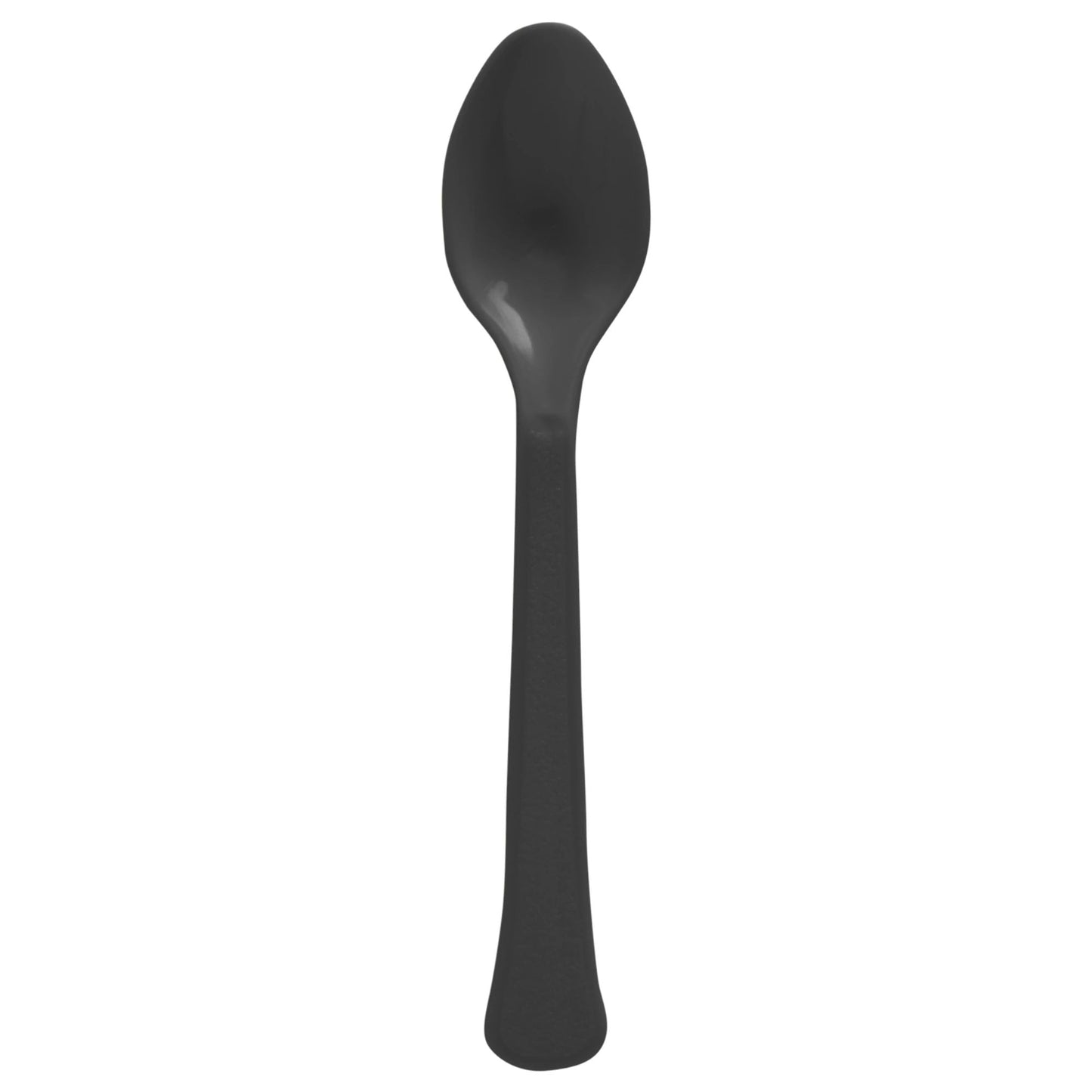 Black Plastic Spoons