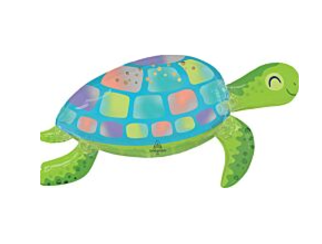 #227 Under The Sea Turtle 38in Supershape