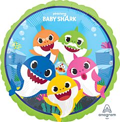 #446 Baby Shark 18in Printed Mylar