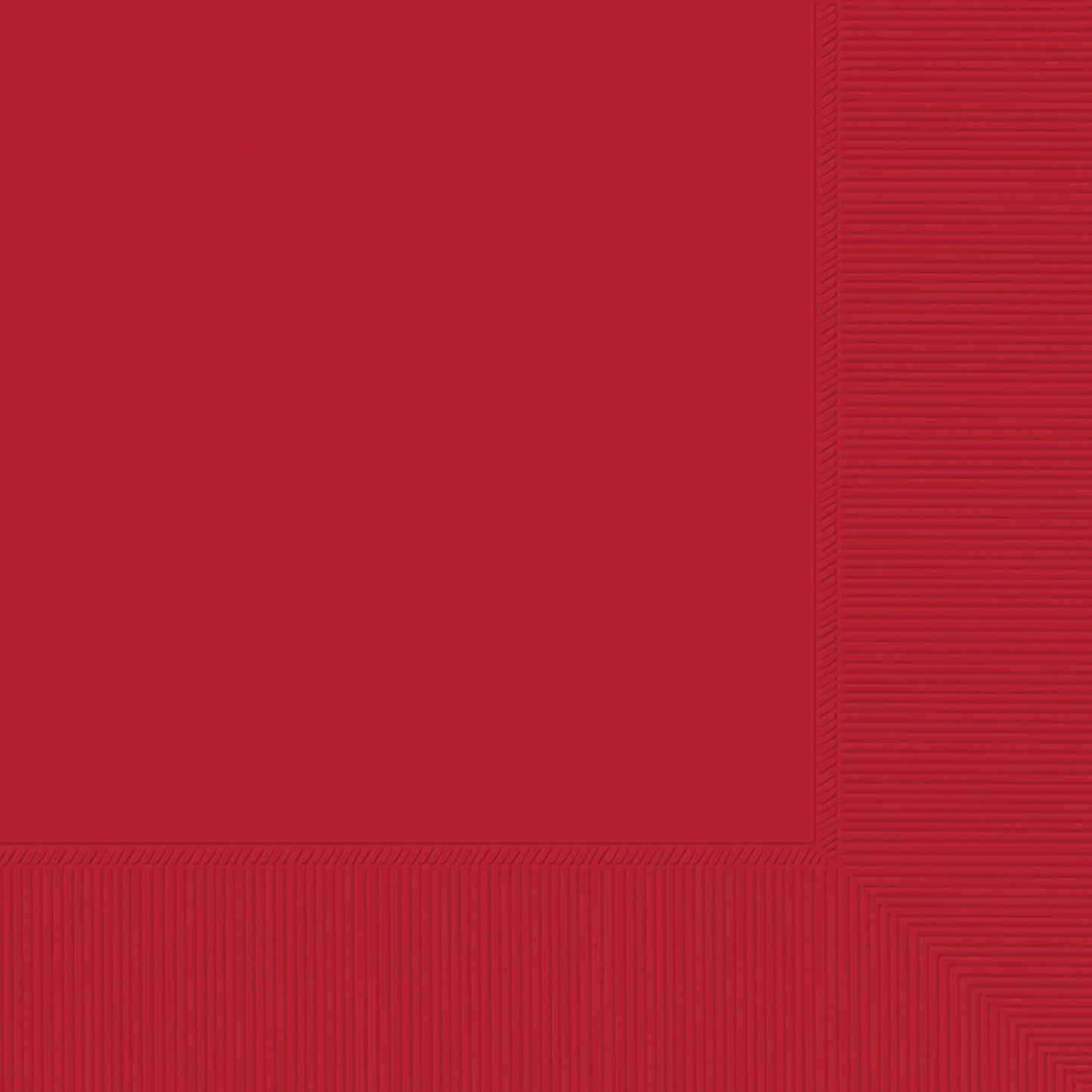Red Beverage Napkins 5in