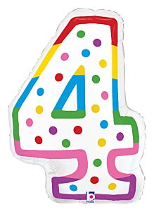 24in Candle Number Balloon