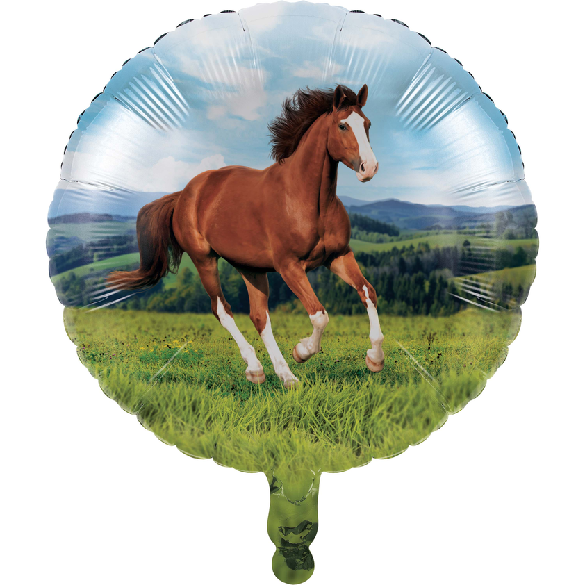 Horse & Pony 18in Printed Mylar