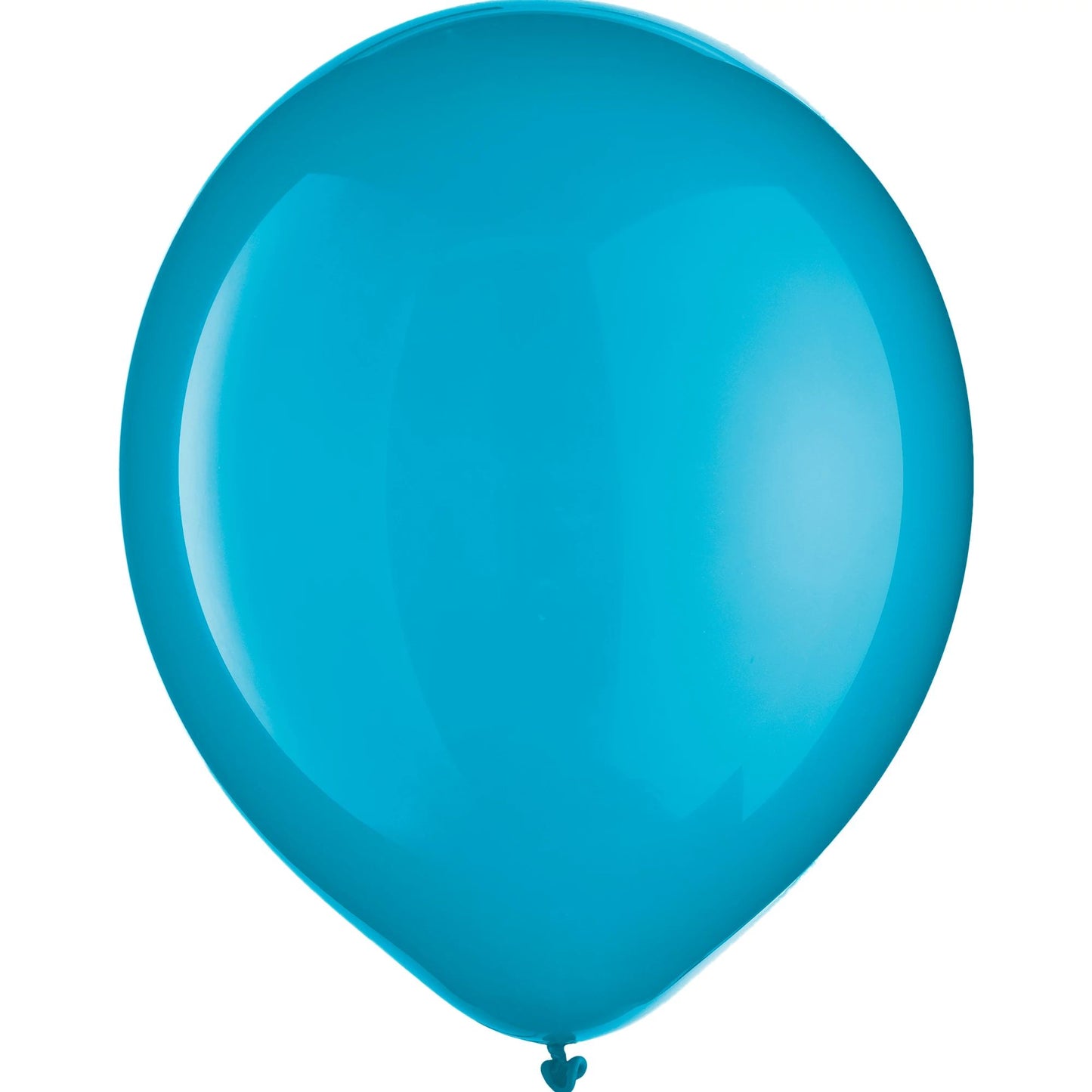 12in Helium Inflated Latex Balloon - Caribbean Blue
