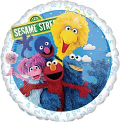 #469 Sesame Street 18in Printed Mylar