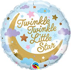 #583 Twinkle Twinkle Baby 18in Printed Mylar