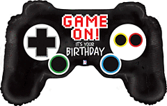 #059 Game On Birthday Controller 36in Supershape