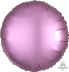 #199 Matte Light Pink Round 18in Solid Mylar