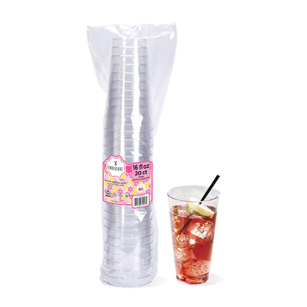 Clear Plastic Tumblers