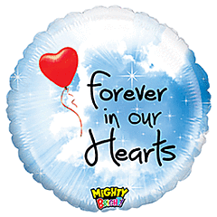 #001 Forever in our Hearts 21in Supershape