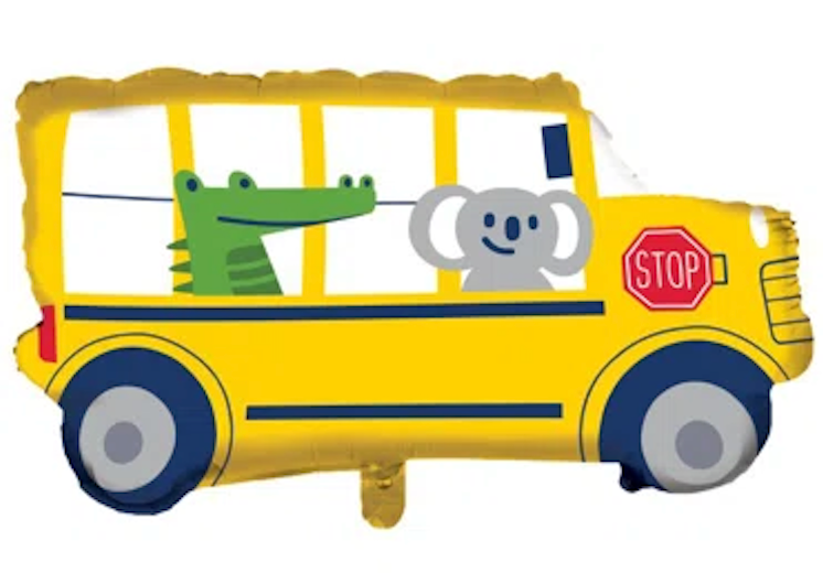 Yellow School Bus Junior Shape