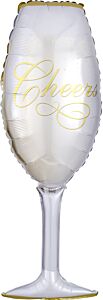 #266 Cheers Champagne Flute 38in Supershape