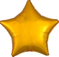 #656 Gold Star 18in Solid Mylar