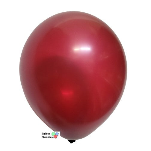 12in Helium Inflated Latex Balloon - Cranberry