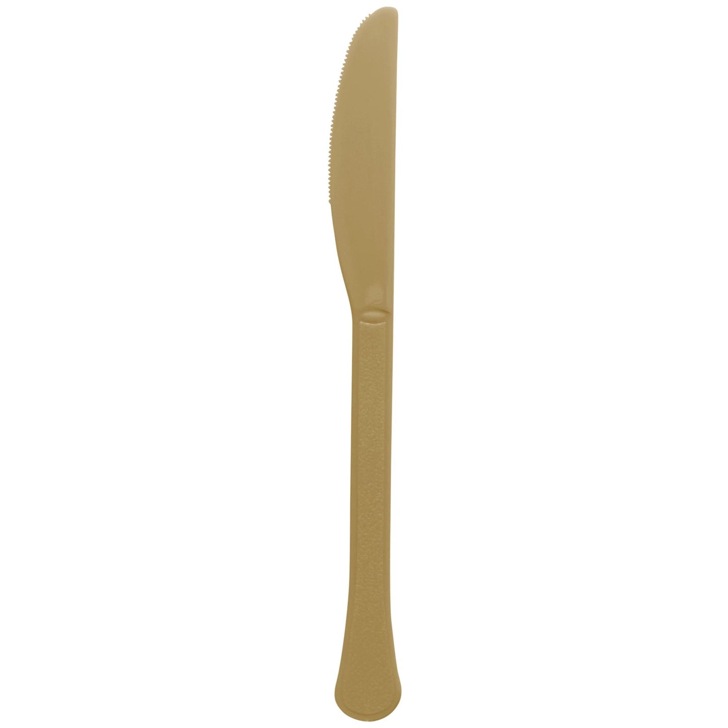 Gold Plastic Knives 20ct