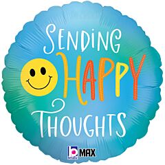#530 Sending Happy Thoughts 18in Printed Mylar