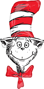 #071 Dr. Seuss Cat in the Hat 36in Supershape