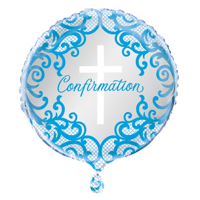 #604 Confirmation Blue 18in Printed Mylar