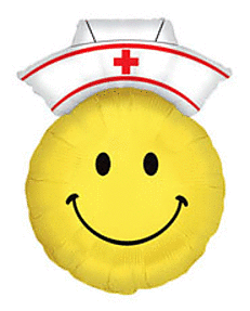 #049 Smiley Nurse 28in Supershape