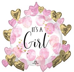 #174 Baby Girl Watercolor 26in Supershape