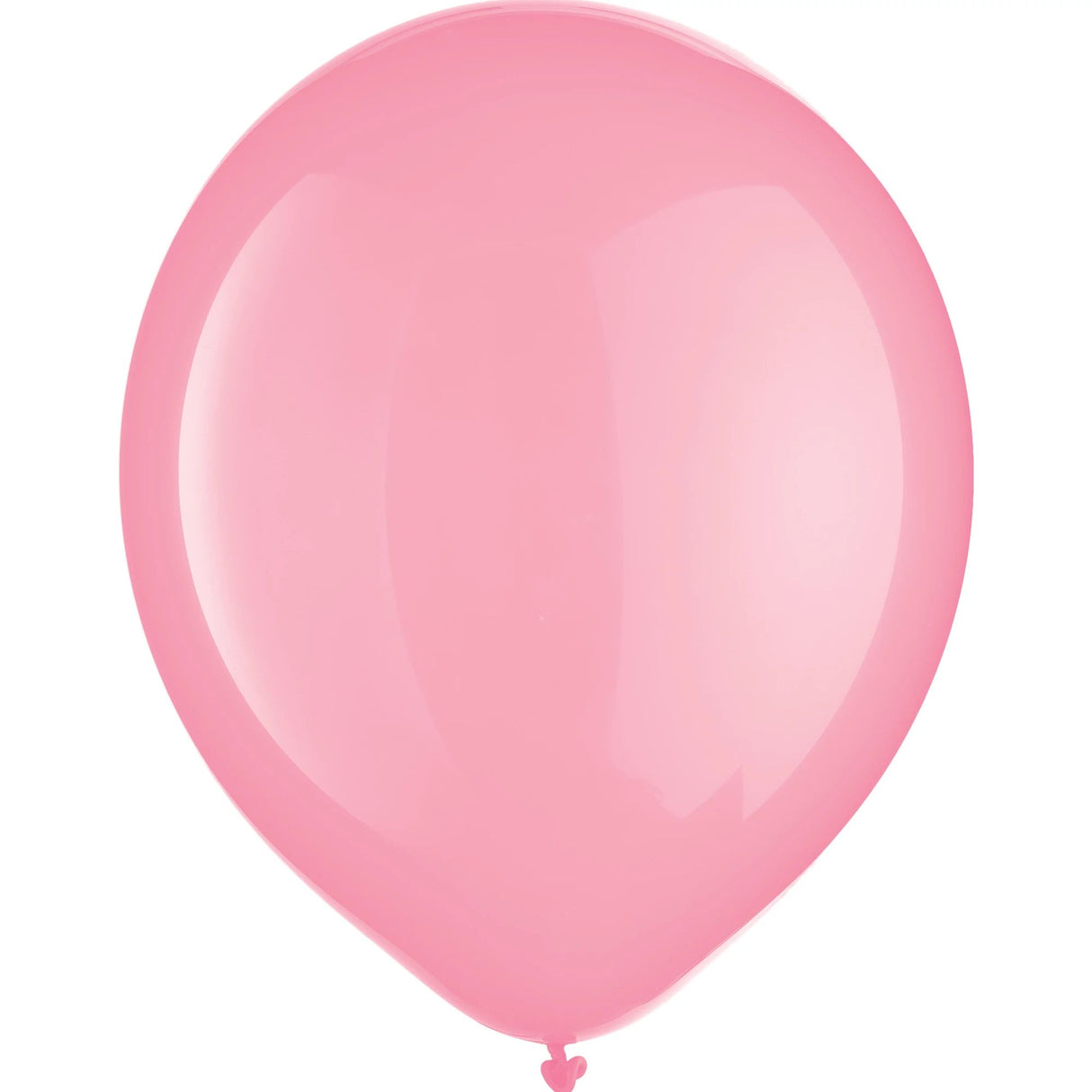 12in Helium Inflated Latex Balloon - Light Pink