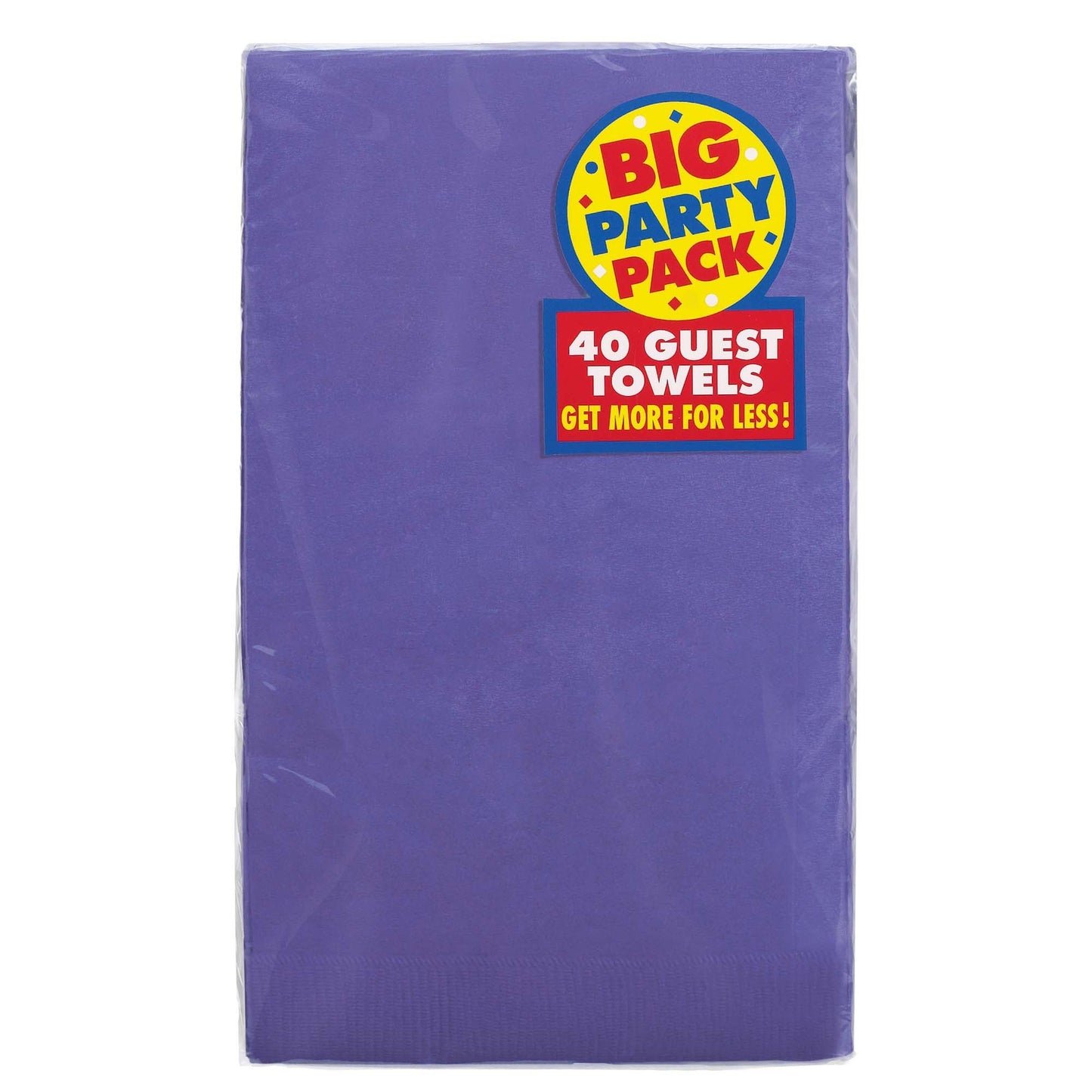 Purple Guest Towels 40ct