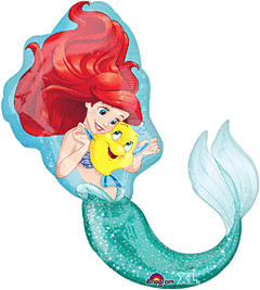 #119 Ariel Little Mermaid 34in Supershape