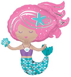 #245 Shimmering Mermaid 30in Supershape