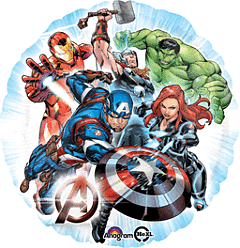#429 Avengers Animated 18in Printed Mylar
