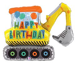 #236 Happy Birthday Construction 31in Supershape
