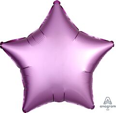 #200 Matte Light Pink Star 18in Solid Mylar