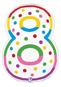 24in Candle Number Balloon