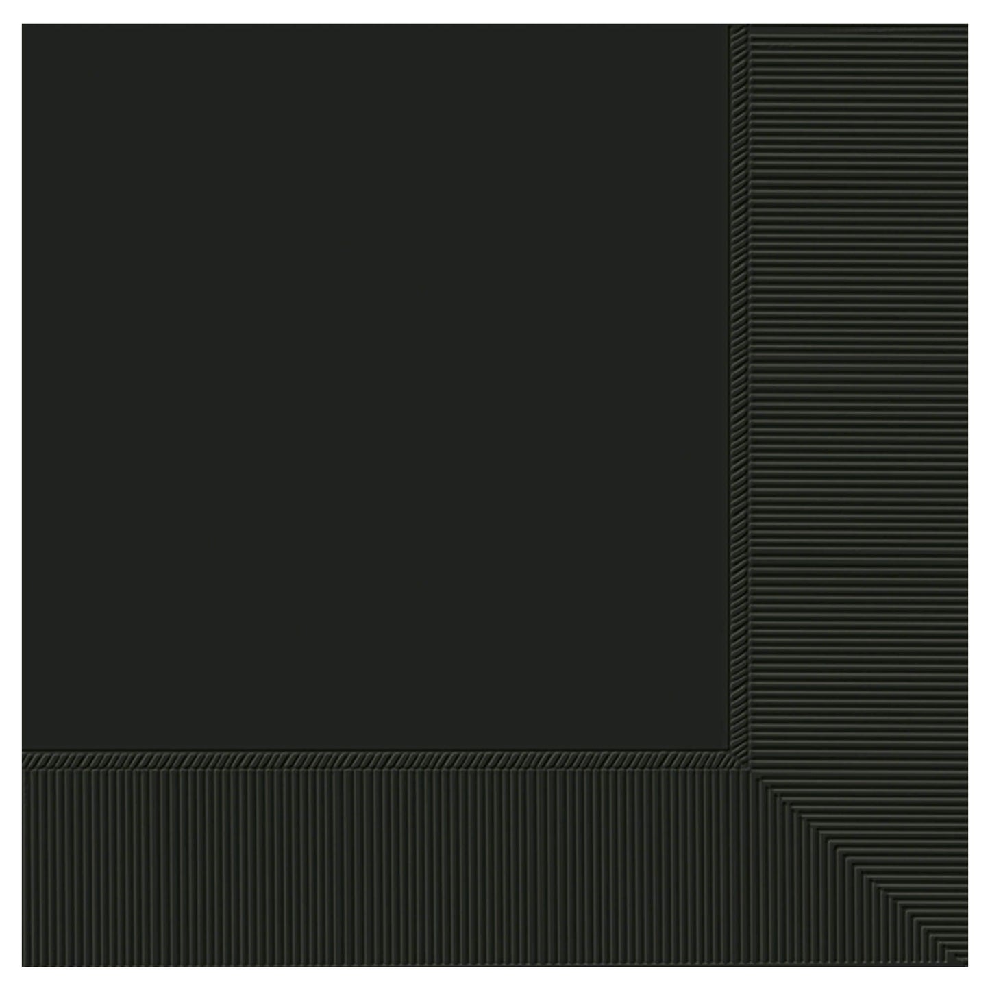 Black Dinner Napkins 8in 40ct