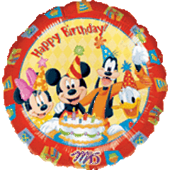 #461 Mickey & Friends 18in Printed Mylar