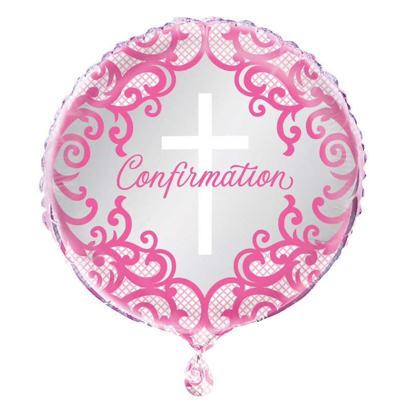 #603 Confirmation Pink 18in Printed Mylar