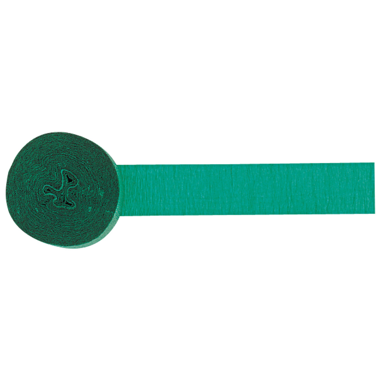 Green Crepe Streamer Roll - 1.7in x 81ft