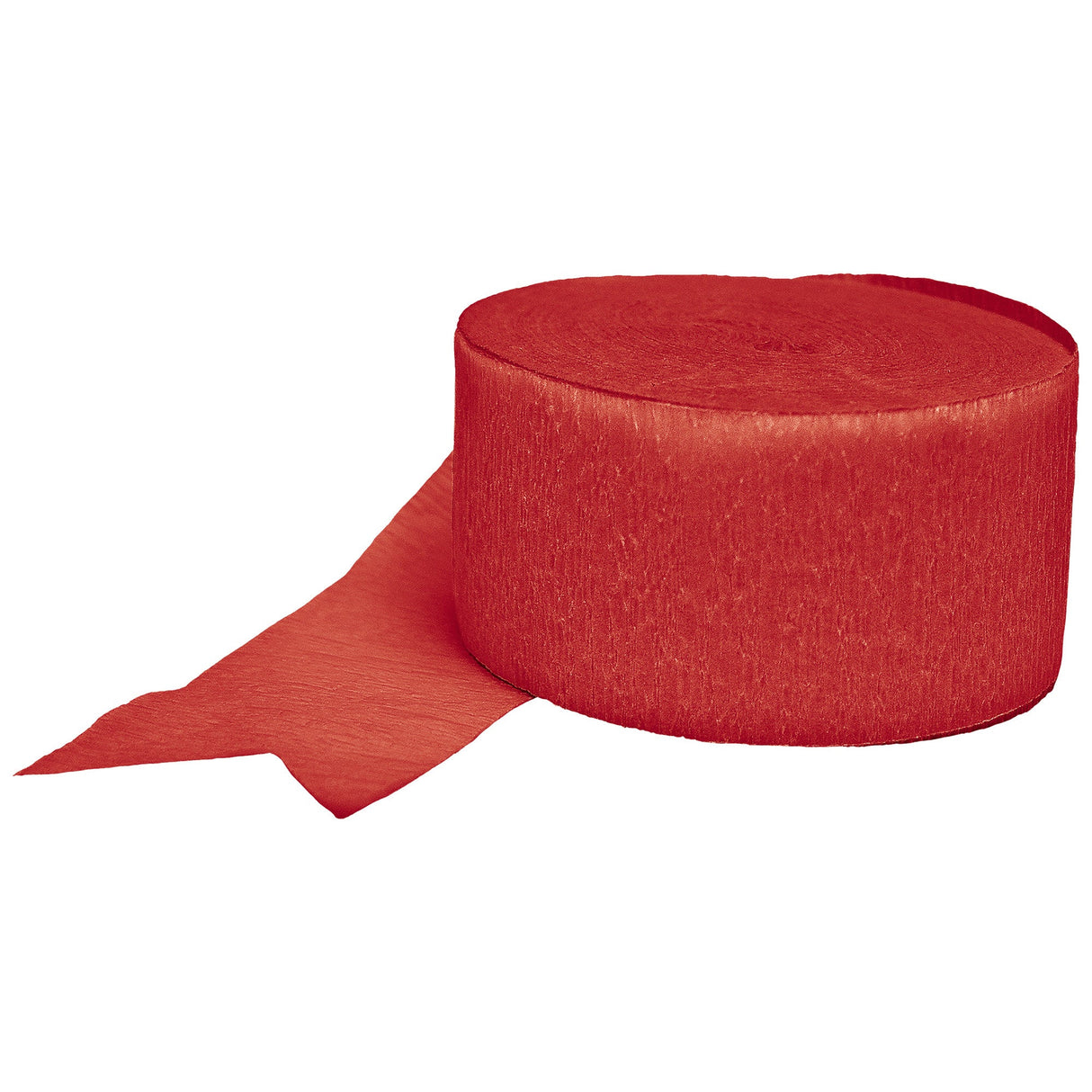 Red Crepe Streamer Roll - 1.7in x 81ft