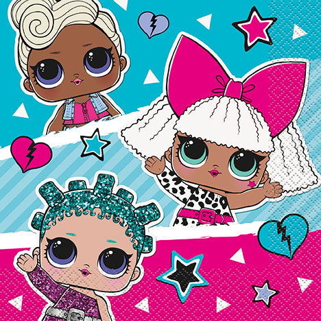 LOL Surprise Lunch Napkins 16ct