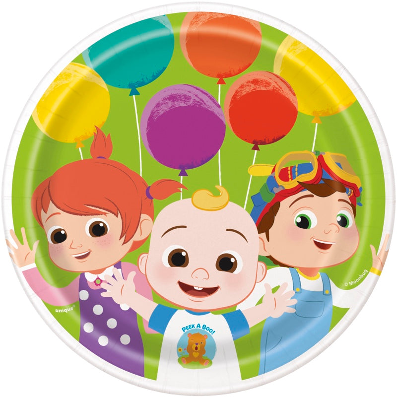 Cocomelon 7" Plates 8ct
