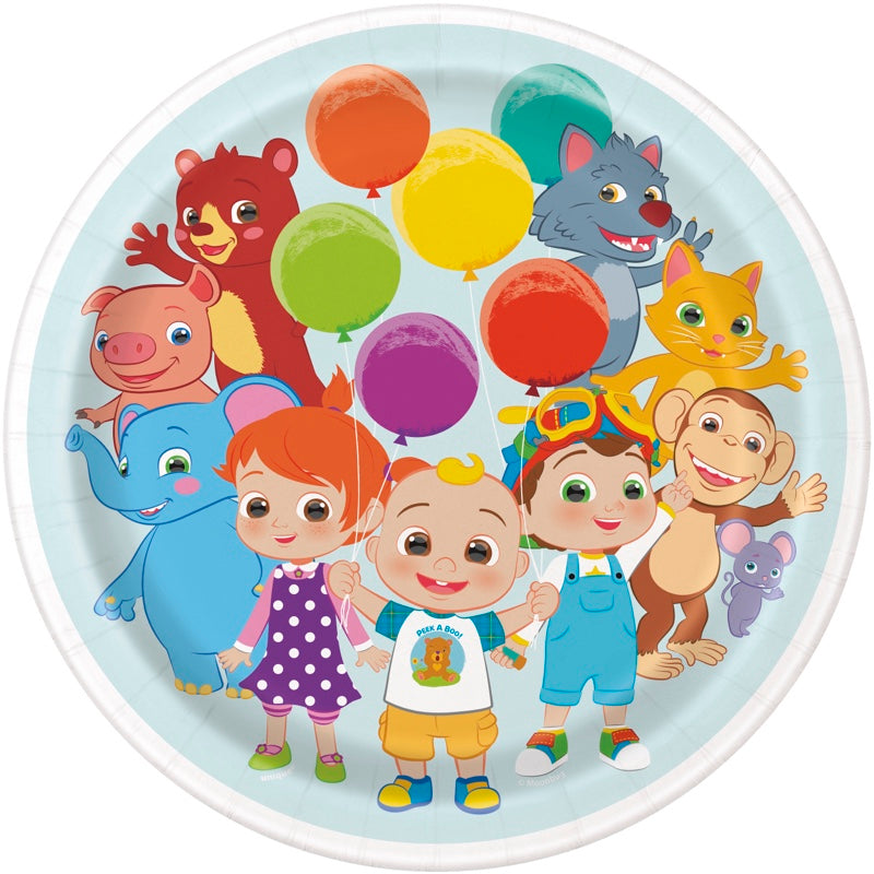 Cocomelon 9" Plates 8ct