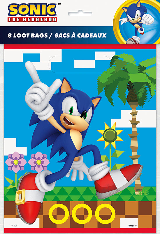 Sonic the Hedgehog Loot Bags 8ct