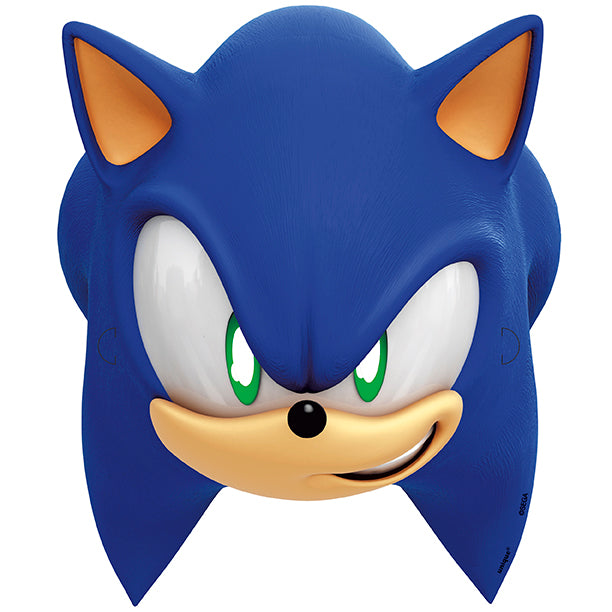 Sonic the Hedgehog Assorted Paper Party Masks 8ct