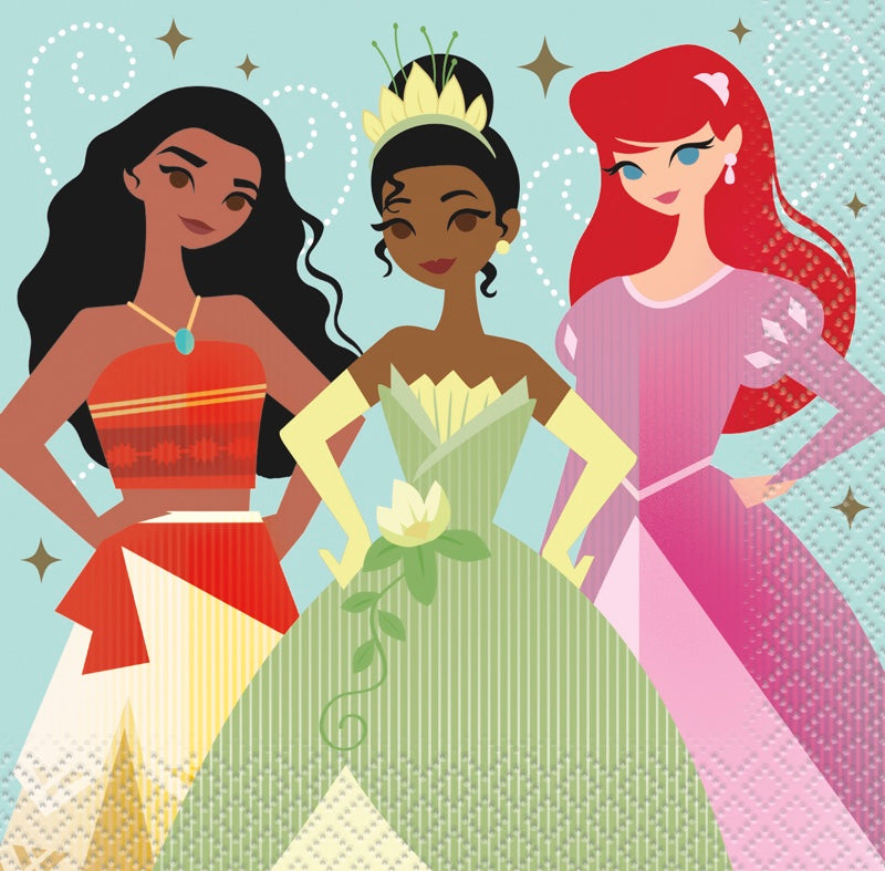Disney Princess Beverage Napkins 16ct